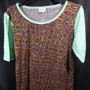 LULA ROE XL 3/4 SLEEVE SHIRT